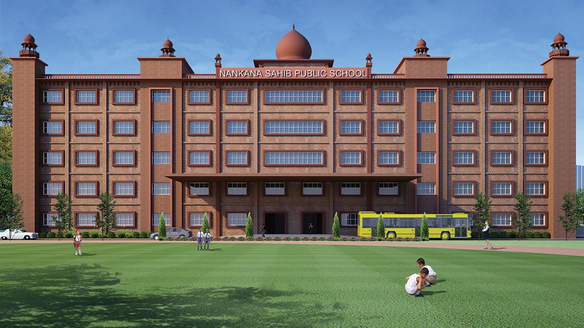 3D view of Nankana Sahib Public School