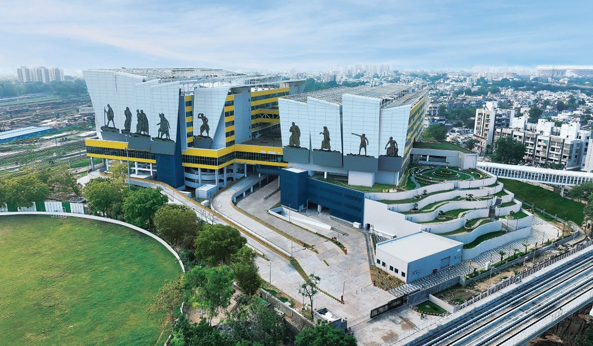 Rail Terminal in Ahmedabad Sabarmati High-Speed Rail Terminal in Ahmedabad