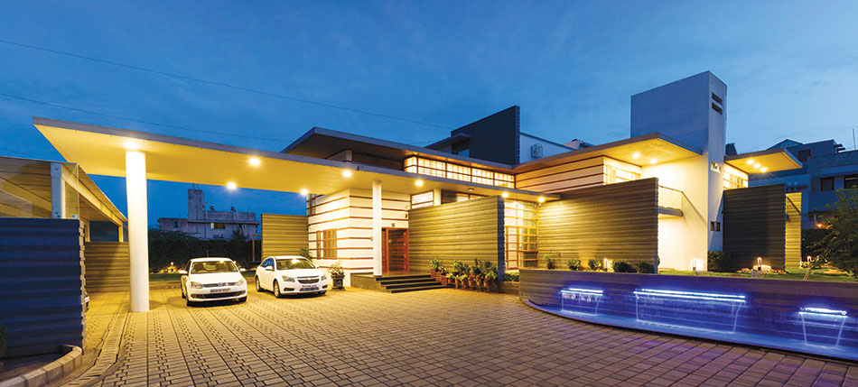 Lighting effect at residence designed by Ar. Sunil Patil