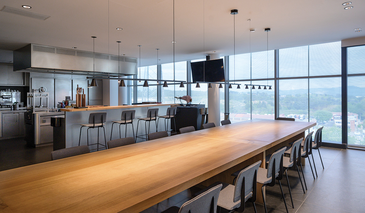 interior design of the new headquarters of Oca Global