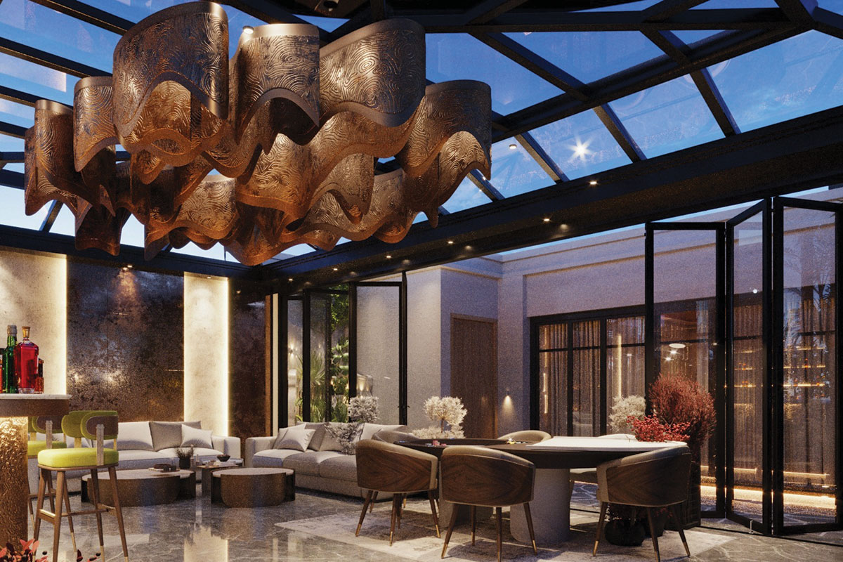 SAAZ Design Studio Layering bravely challenges convention