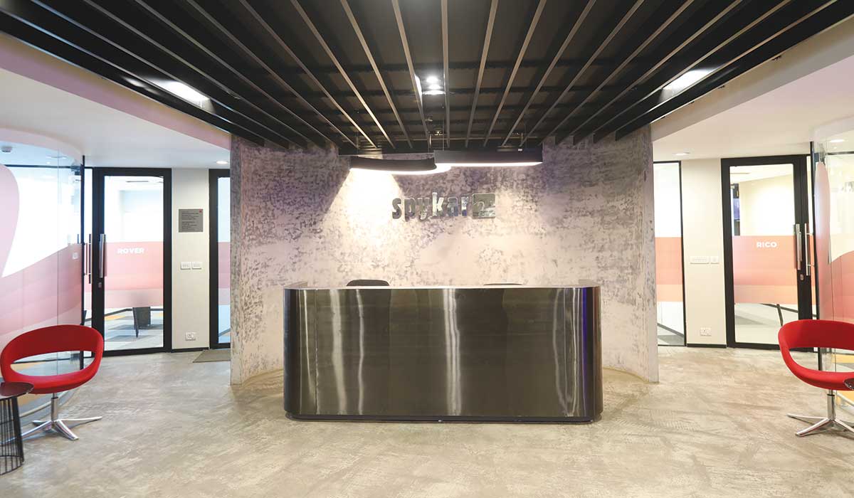 office of fashion brand Spykar designed by Transition Architects