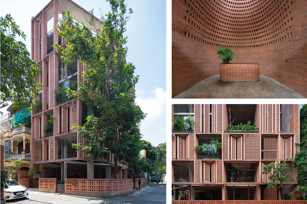 Premier Office Brick walls with a concrete structure