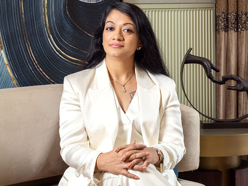 Ritu Gupta Modern Sophistication and Earthy Warmth