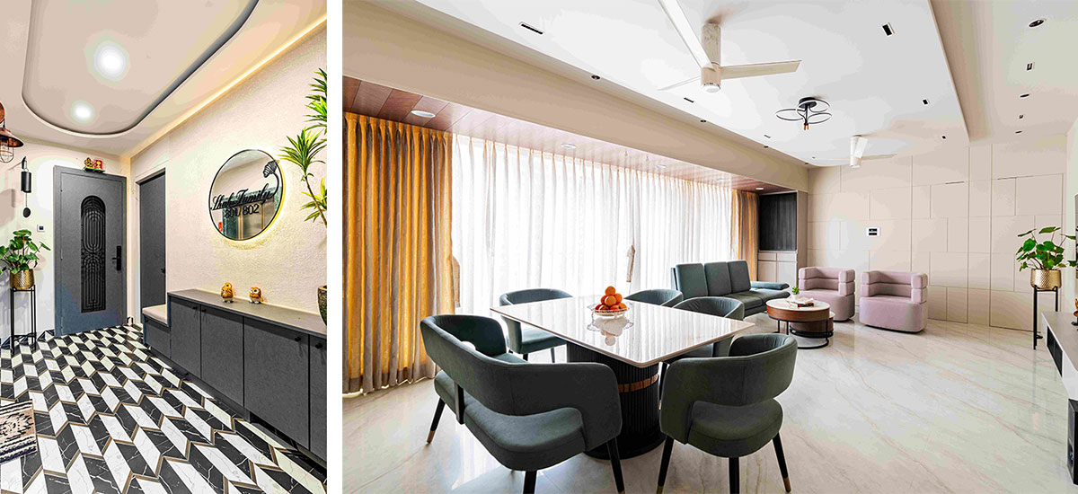 3BHK Apartment Sheth Design Studio