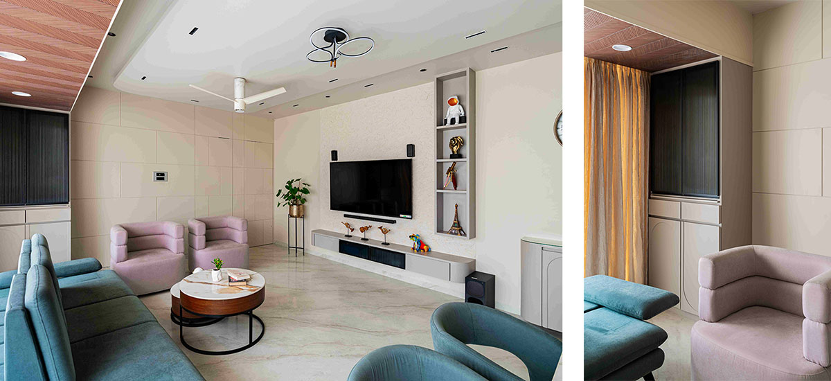 3BHK Apartment Sheth Design Studio