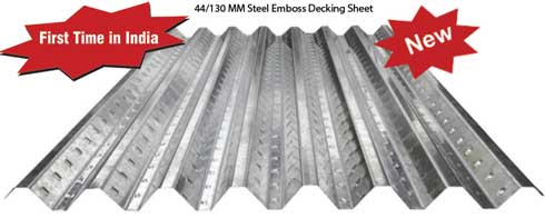 Steel Emboss Decking Sheet