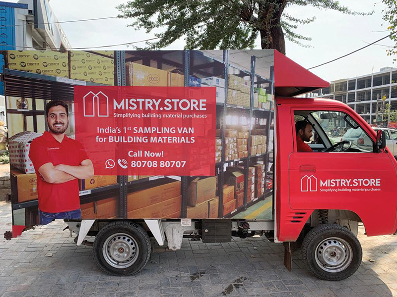 Mistry.Store launches building material sampling store on wheels