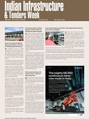 Indian Infrastructure & Tenders Week 25 February, 2026 Indian Infrastructure & Tenders Week